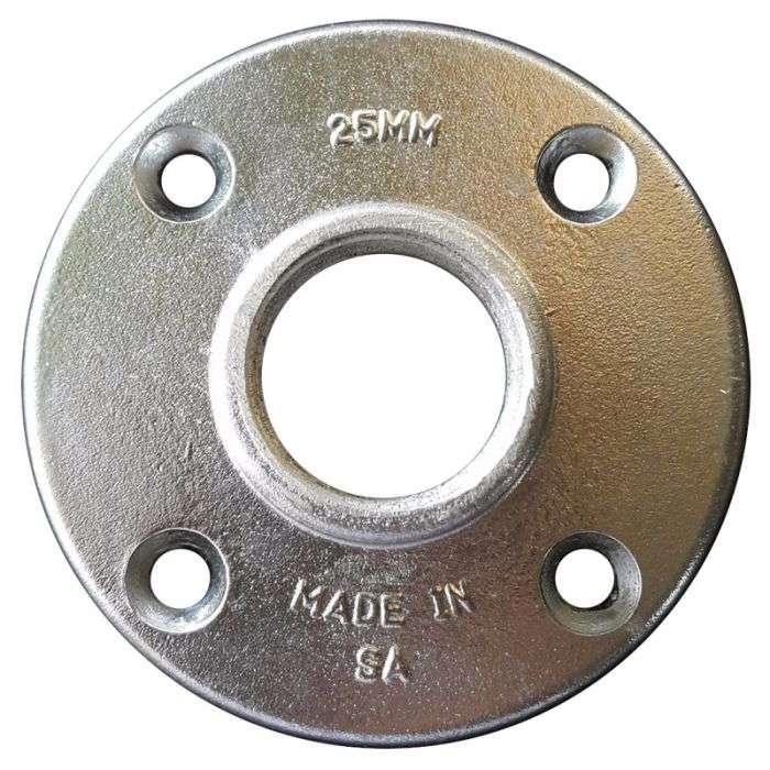 Flange Aluminium Non Sabs Thread 25mm Pipe Od 32M - 2 Pack