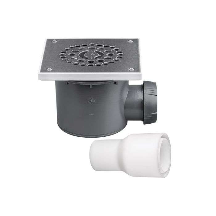 Wirquin - Shower Trap Tourbillon Sq Ss Wst - 2 Pack