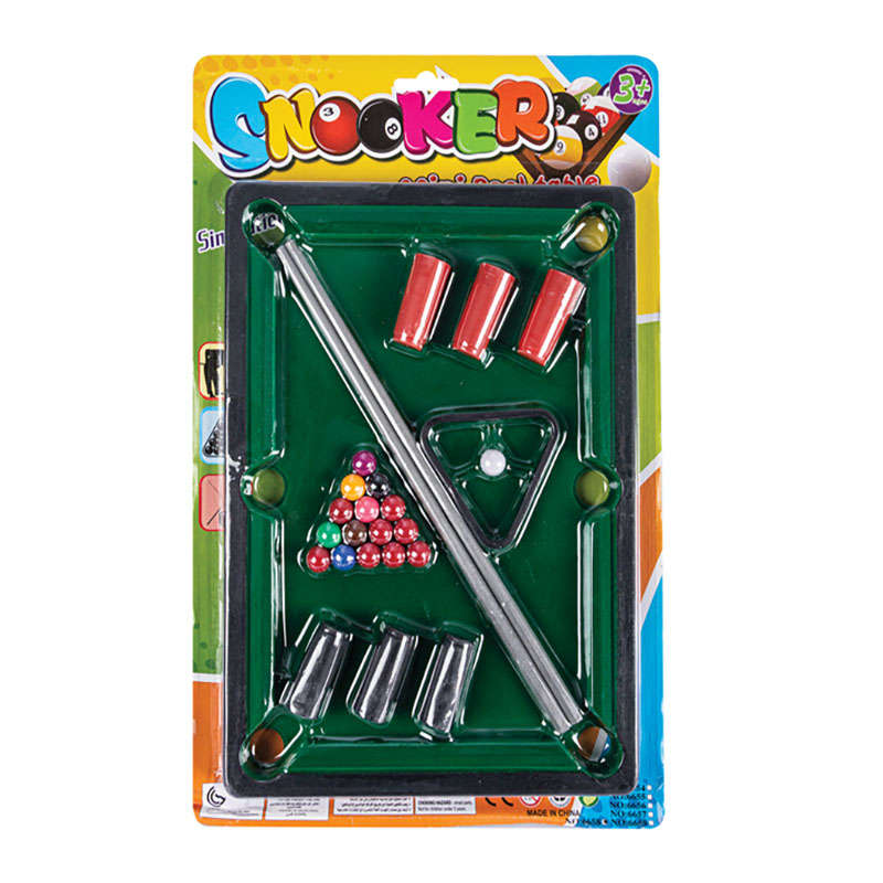 Snooker Set - BPA Free Plastic - Mini - 25 Pieces - 2 Pack