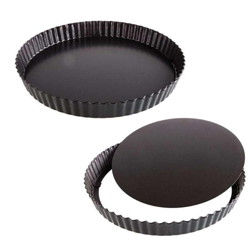 Non Stick Quiche Pan - 26cm x 2.5cm - 2 Pack