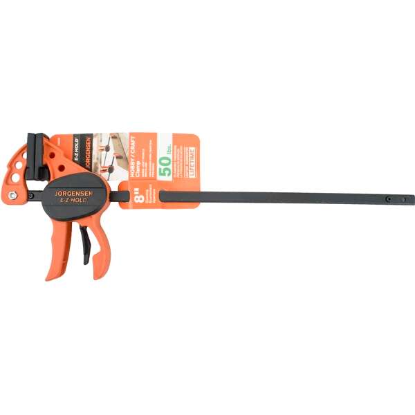 Jorgensen E-Z Hold - Hobby/Craft Clamp - 8 Inch - 200mm - 2 Pack