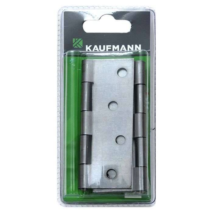 Kaufmann Butt Hinge Steel 100mm Self Colour (Pair)