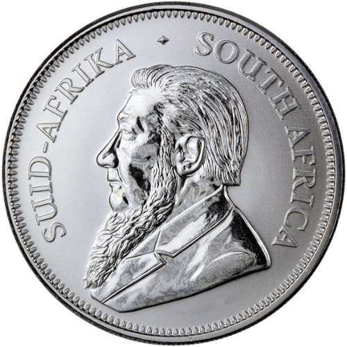 2017 One Ounce Premium Uncirculated Silver Krugerrand Includes Capsule and Display Box