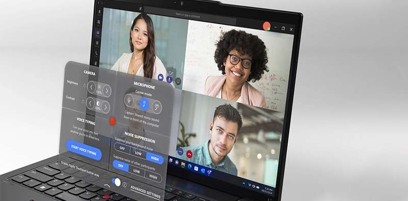 Lenovo ThinkPad L14 Gen 5 laptop TrackPoint Quick Menu to customize settings.
