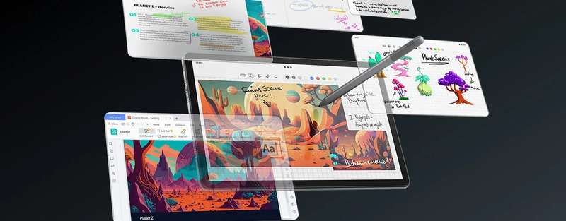 Note taking on Lenovo Tab M11 tablet with optional pen