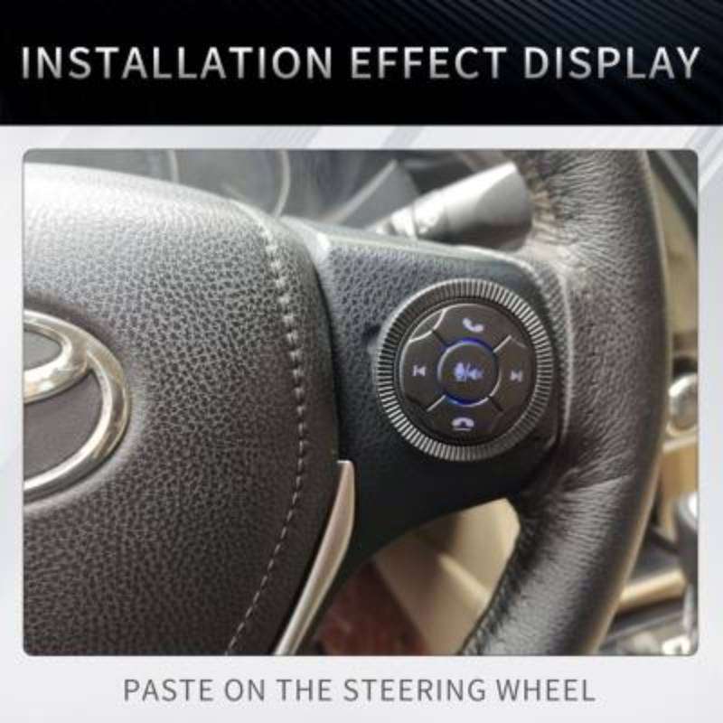 DQX-999A Multifunctional Steering Wheel Button Controller Car DVD Screen Wireless Remote Control (Bl