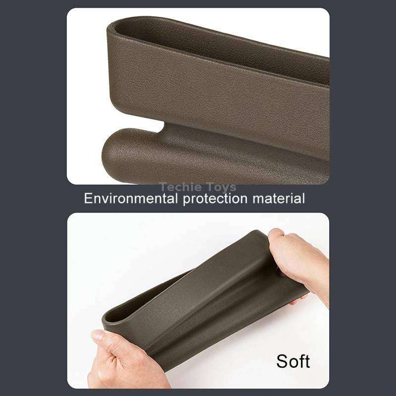 Car Gap Storage Box Multifunctional Car Seat Crevice Storage Box, Specification: 1 Pair (Brown)