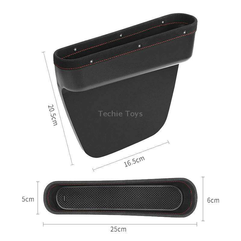 Multifunctional Car Gap Storage Box Car Seat Slit Storage Bag, Style: Co-driving (Black)
