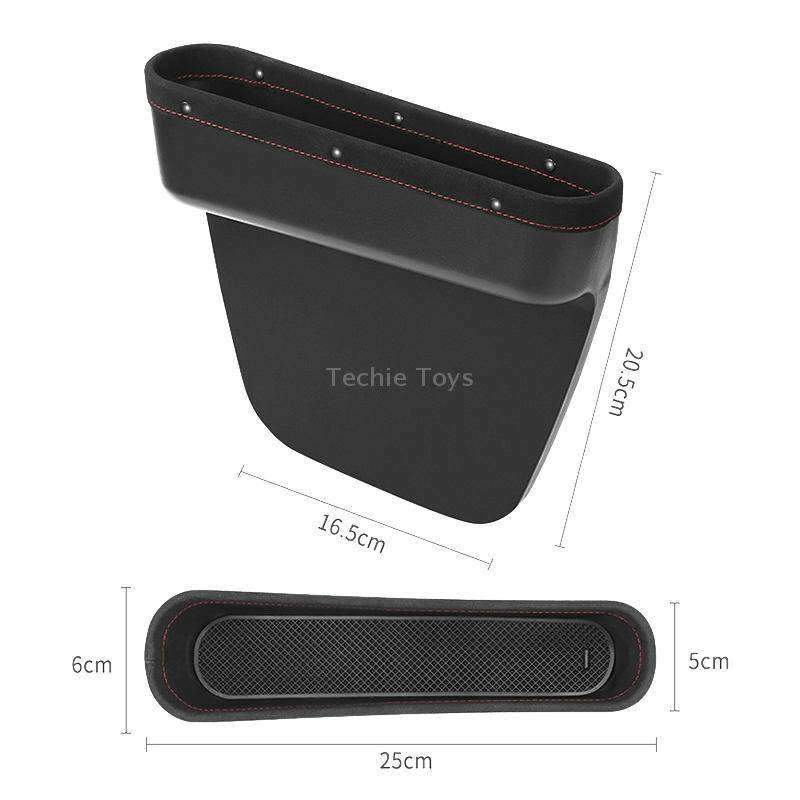 Multifunctional Car Gap Storage Box Car Seat Slit Storage Bag, Style: Driver (Black)