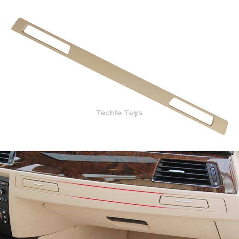 For BMW 3 Series E90 Left Driving Dashboard Water Cup Holder Decorative Frame 5145 7138 798(Beige)