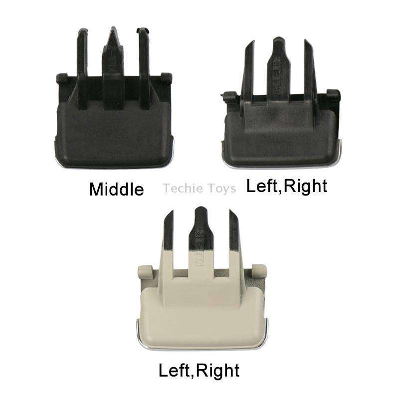 For Toyota Corolla Left-hand Drive Car Left and Right Air Conditioning Air Outlet Paddle (Black)