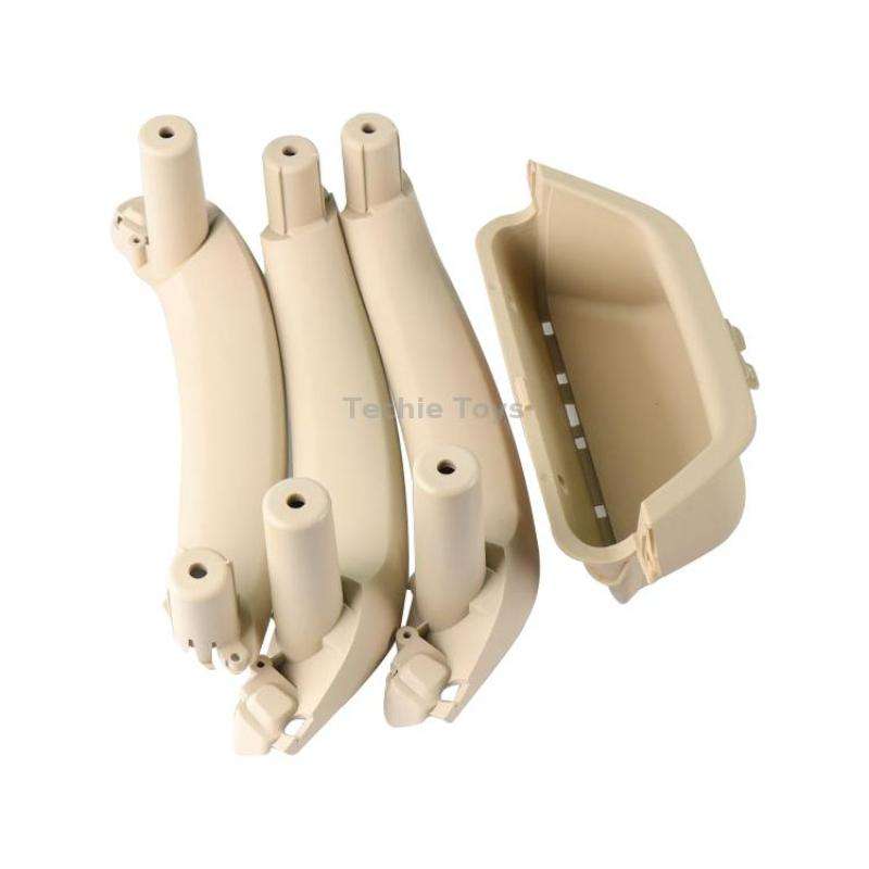Car Front Left Inside Doors Handle Pull Trim Cover 5141 7394 519-1 for BMW X3 X4, Left Driving (Beig