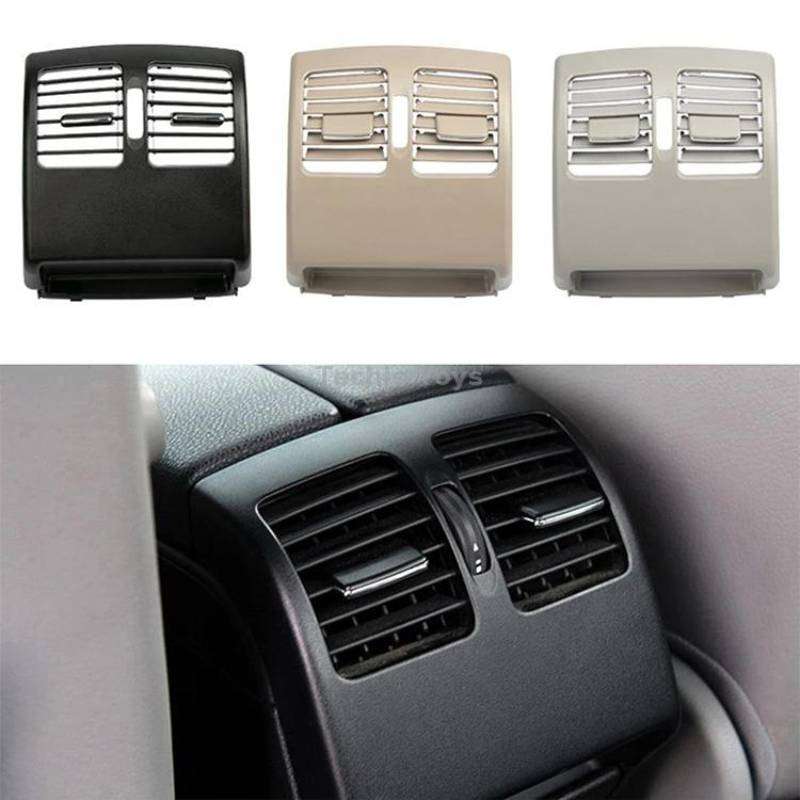 Car Rear Air Conditioner Air Outlet Panel for Mercedes-Benz W204 2007-2014, Left Driving (Grey)