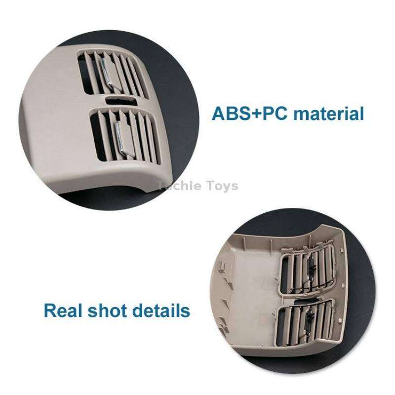 Car Rear Air Conditioner Air Outlet Panel for Mercedes-Benz W204 2007-2014, Left Driving (Grey)