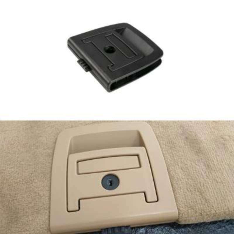 Car Rear Trunk Mat Carpet Handle with Hole 51479120283 for BMW X5 / X6 2006-2013, Left Driving (Blac