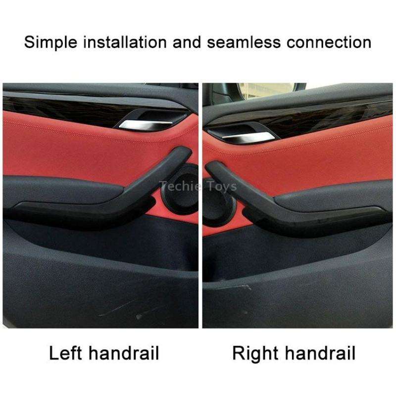 Car Right Side Inner Door Handle for BMW X1 2009-2015, Left and Right Drive Universal(Black)