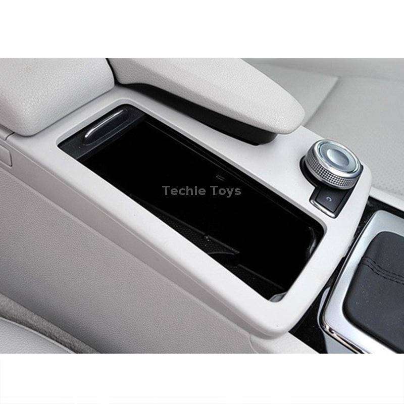 Car Central Control Storage Box Square Cover 2046800107 for Mercedes-Benz C-Class W204 2007-2014, Le