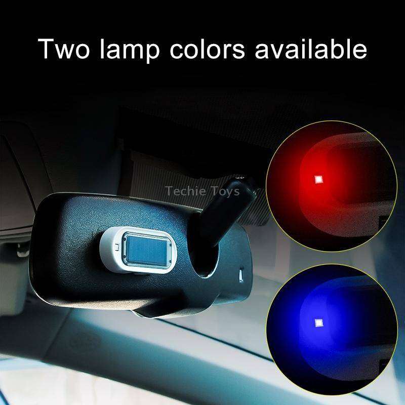 Car Solar Energy Anti-theft Device LED Warning Light (Red)