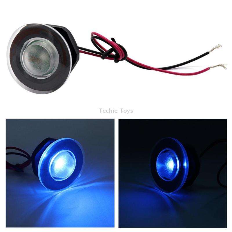 RV / Yacht Walkway Light LED Round Light DC12V (Blue Light)