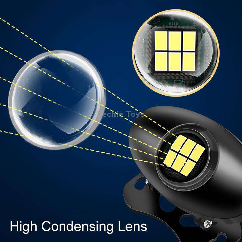Car Adjustable LED Super Bright Reversing Light (Silver)