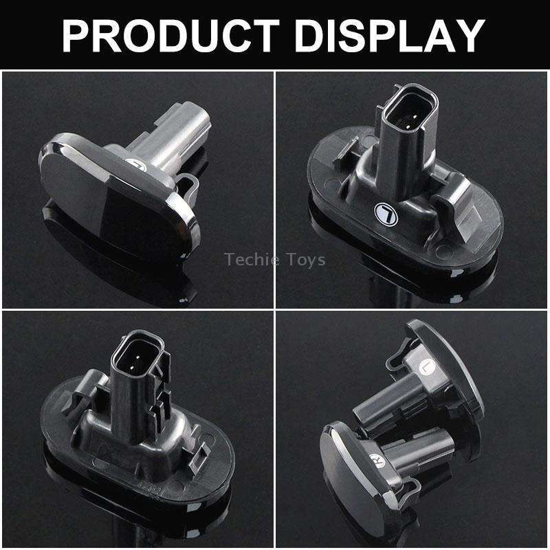 2pcs For Suzuki Jimny JB64W 2018/07- Car Dynamic LED Fender Side Light (Transparent Black)