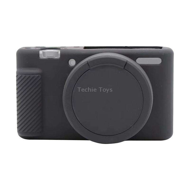 Soft Silicone Protective Case for Sony ZV-1 (Black)