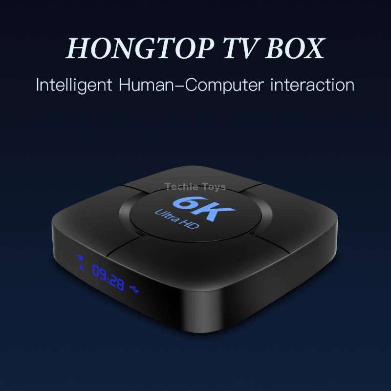 6K UHD Smart TV Box, Android 10.0, Allwinner H616 Quad Core, 4GB+32GB,EU Plug