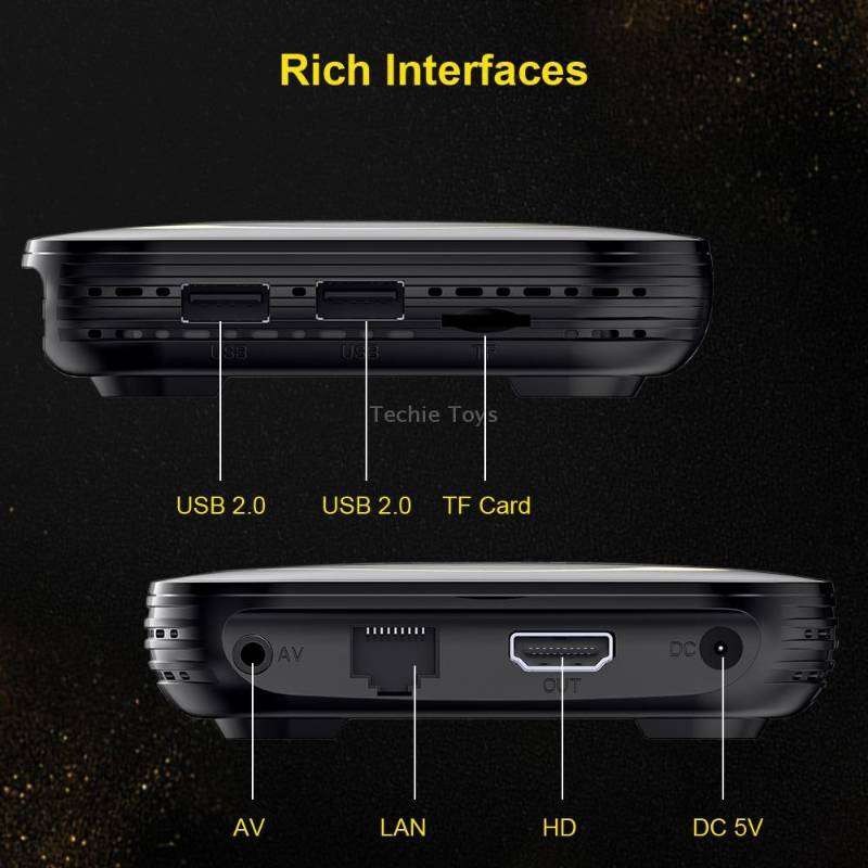 HK1 RBOX-H8S 4K Ultra HD Android 12.0 Smart TV Box with Remote Control, Allwinner H618 Quad-Core, 4G