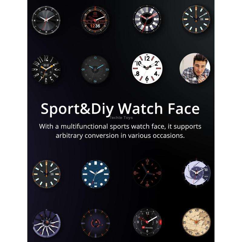 Lokmat ATTACK 1.28 inch TFT LCD Screen Smart Watch, Support Sleep Monitor / Heart Rate Monitor / Blo