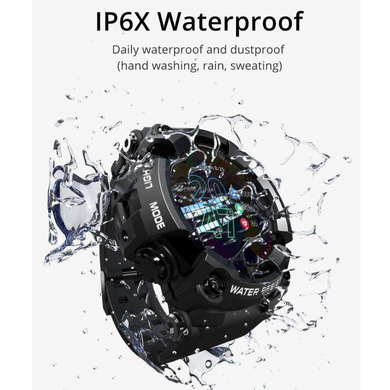 Lokmat ATTACK 1.28 inch TFT LCD Screen Smart Watch, Support Sleep Monitor / Heart Rate Monitor / Blo