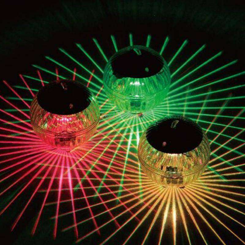 Solar Power Outdoor Pool Floating Ball Waterproof Light Garden Decoration Lamp(Colorful Light)