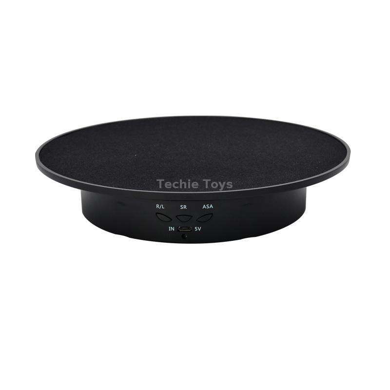 20cm USB Electric Rotating Turntable Display Stand Video Shooting Props Turntable for Photography, L