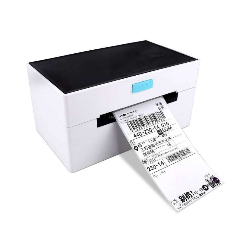 POS-9220 100x150mm Thermal Express Bill Self-adhesive Label Printer, USB + Bluetooth with Holder Ver