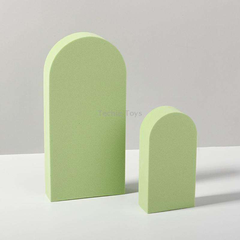 2 x Door Combo Kits Geometric Cube Solid Color Photography Photo Background Table Shooting Foam Prop