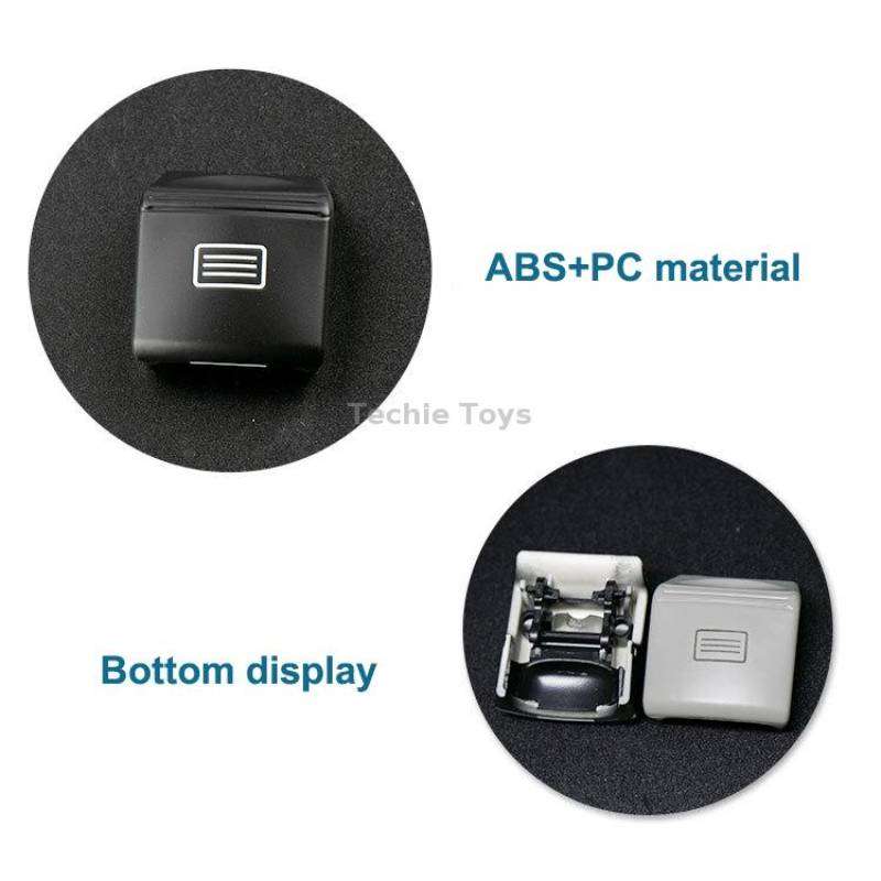 Car Sunroof Switch Button Dome Light Button for Mercedes-Benz W204 / X204 2008-2015(Black)