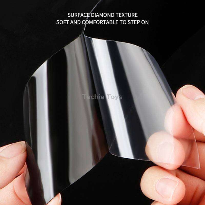 Floor Anti-slip Tape PEVA Waterproof Nano Non-marking Wear-resistant Strip, Size:5cm x 5m(Diamond Te