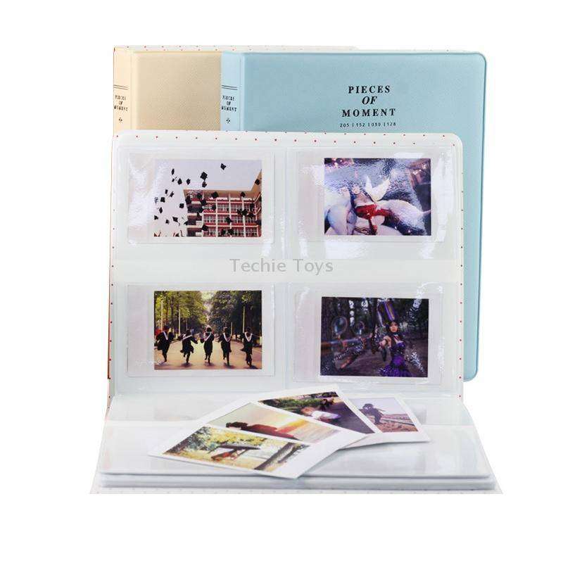 128 Pockets Photo Book Album Name Card Holder for Fujifilm Instax Mini 8 /7s /70 /25 /50s /90(Sky Bl