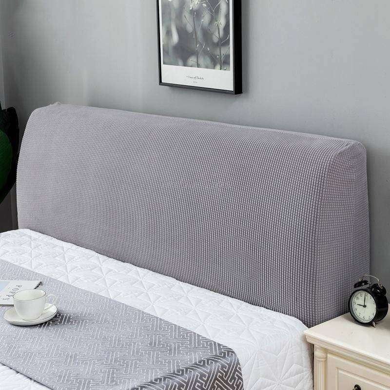 Polar Fleece Elastic Full Covered Headboard Dust Cover, Size:200cm(Emerald Yellow)