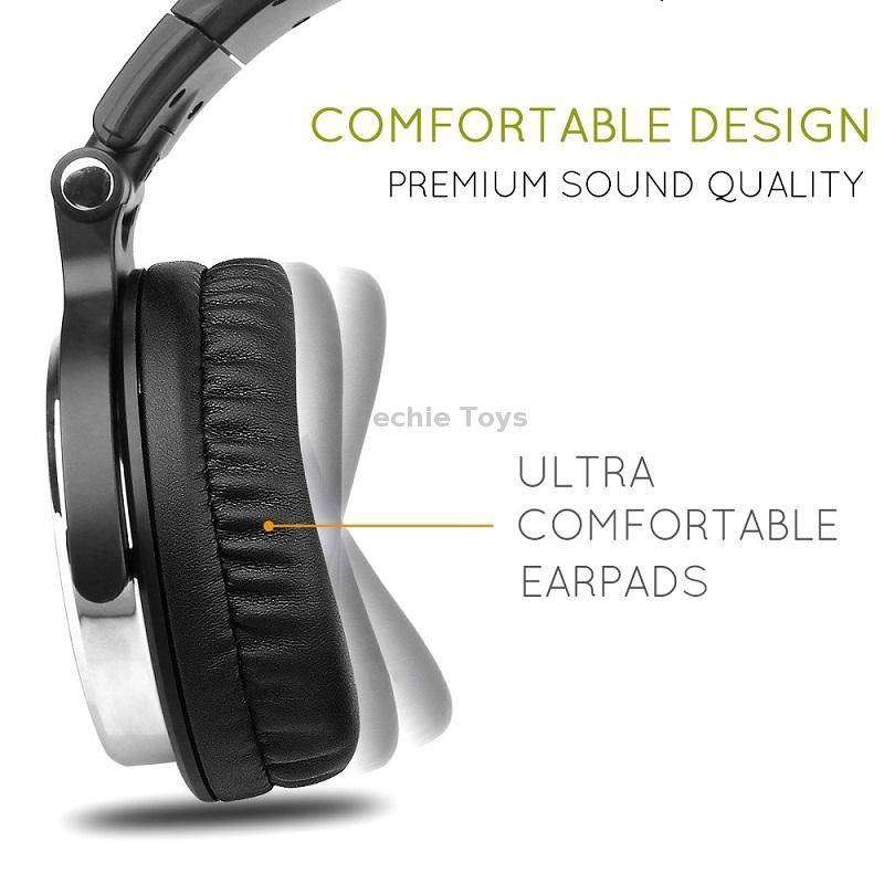 OneOdio Pro-10 Head-mounted Noise Reduction Wired Headphone with Microphone, Color:Rose Gold