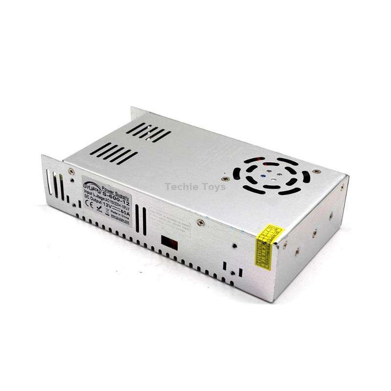 S-600-12 DC12V 50A 600W Light Bar Regulated Switching Power Supply LED Transformer, Size: 215 x 115