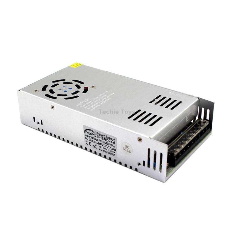S-350-48 DC48V 7.3A 350W Light Bar Regulated Switching Power Supply LED Transformer, Size: 215 x 115