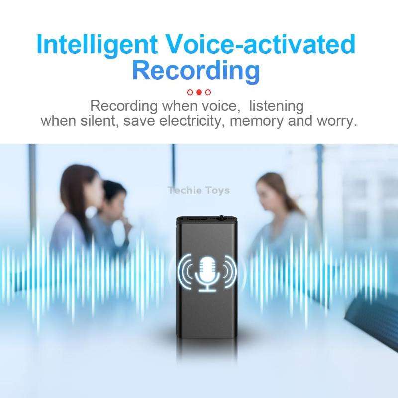 Q1 Intelligent HD Noise Reduction Voice Control Recorder, Capacity:32GB(Black)