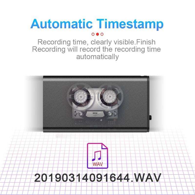 Q1 Intelligent HD Noise Reduction Voice Control Recorder, Capacity:32GB(Black)