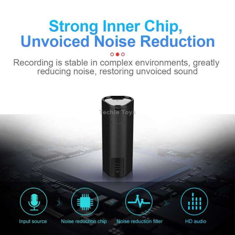 Q51 Intelligent HD Noise Reduction Remote Voice Control Recorder, Capacity:4GB(Black)