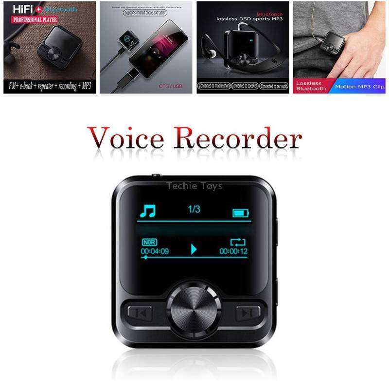 M9 AI Intelligent High-definition Noise Reduction Voice Control Recorder Ebook Bluetooth MP3 Player,
