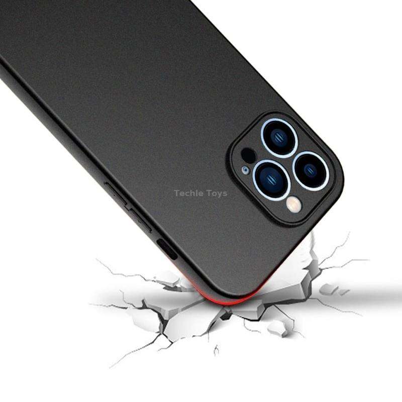 For iPhone 11 PC + TPU All-inclusive Phone Case (Black)