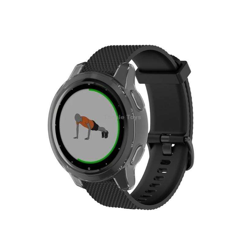 For Garmin Vivoactive 4 TPU Protective Shell(Transparent White)