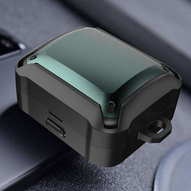 For Sony LinkBuds WF-L900 TPU+PC Wireless Earphone Protective Case Cover(Black)