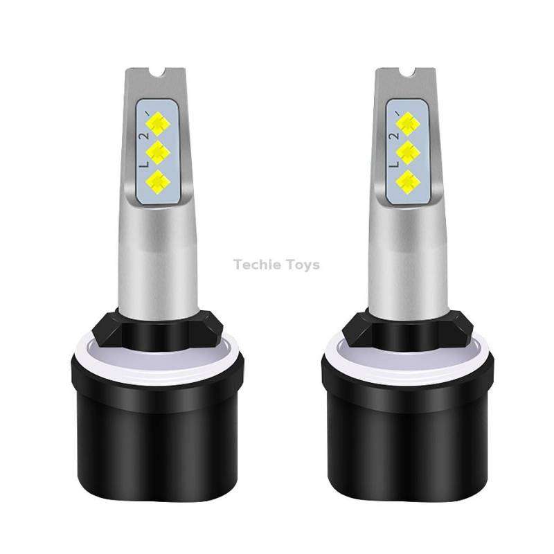 1 Pair 880 DC 12V-24V 12W 1800LM Car LED Fog Light(Ice Blue Light)