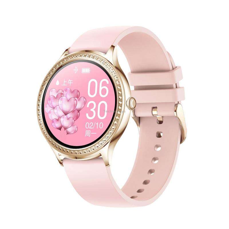 AK35 1.32 inch IPS Color Screen Smart Watch, Support Sleep Monitoring/Blood Oxygen Monitoring(Gold S